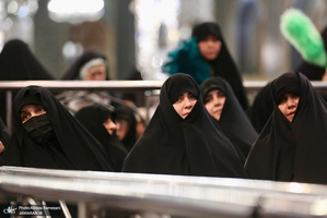 مراسم اولین سالگرد شهادت حجت الاسلام و المسلمین سید ابراهیم رئیسی در حرم مطهر رضوی