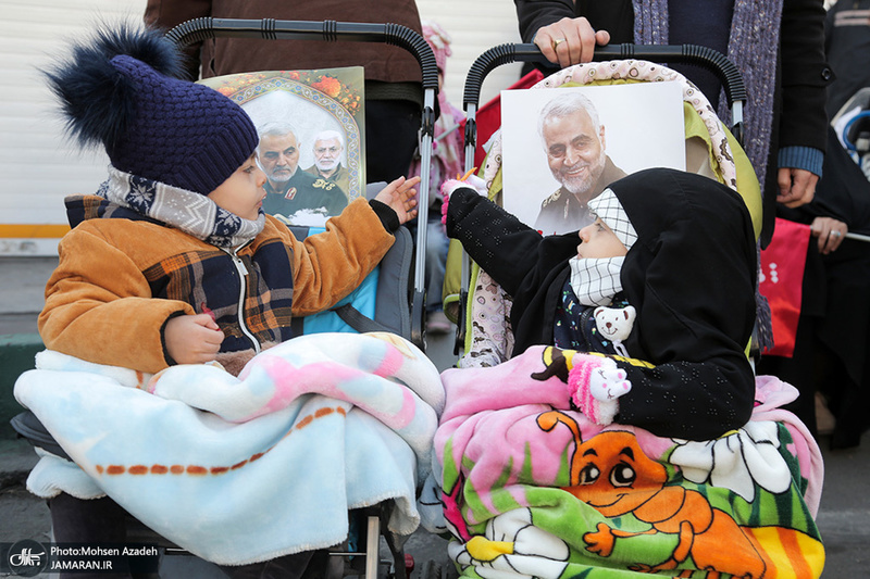 حضور میلیون ها تهرانی در تشییع پیکر مطهر سردار قاسم سلیمانی - 5