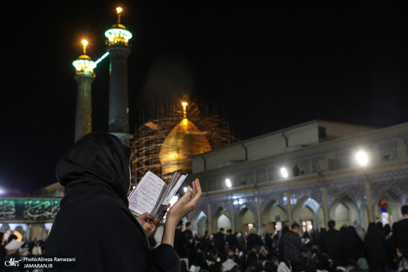 مراسم شب بیست و یکم ماه مبارک رمضان در حرم حضرت عبدالعظیم حسنی (س)
