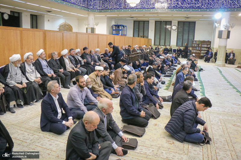 مراسم بزرگداشت آیت موسوی تبریزی در قم