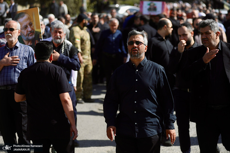 مراسم تشييع سردار عليرضا افشار