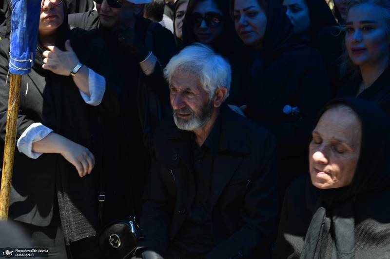 مراسم چهلمین روز درگذشت حمید هیراد در بهشت زهرا