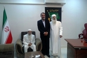 دیدار مدیر کل فرهنگ و ارشاد اسلامی خوزستان با بزرگان آیین مندایی