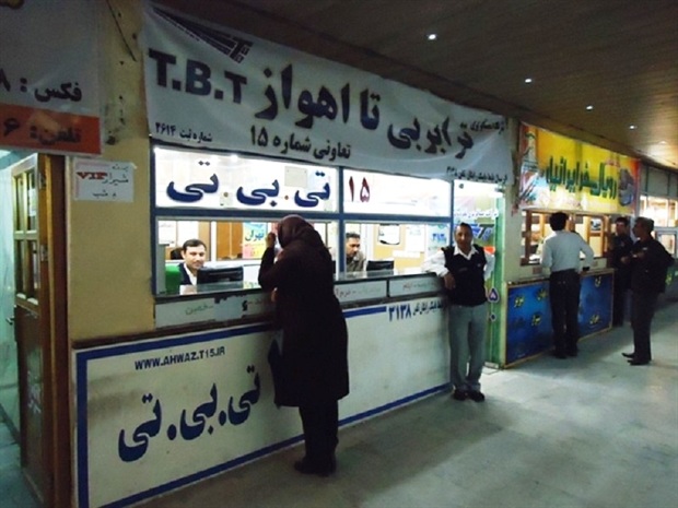 سفرهای نوروزی از پایانه های عمومی خوزستان 6 درصد کاهش یافت