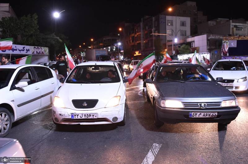 پنجاه و ششمین شب اجتماع پر شور مردم در میدان جمهوری اسلامی