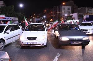 پنجاه و ششمین شب اجتماع پر شور مردم در میدان جمهوری اسلامی