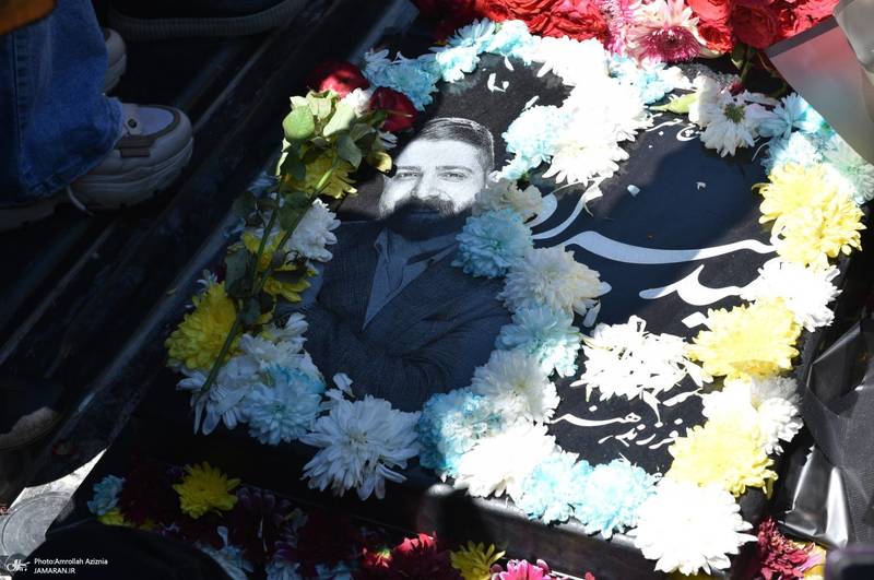 مراسم چهلمین روز درگذشت حمید هیراد در بهشت زهرا