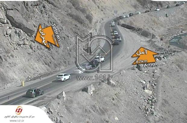 ترافیک محورهای شمالی استان تهران نیمه سنگین است