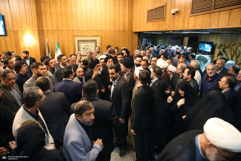 مراسم چهلمین روز درگذشت آیت الله بجنوردی در دائره المعارف بزرگ اسلامی - 3