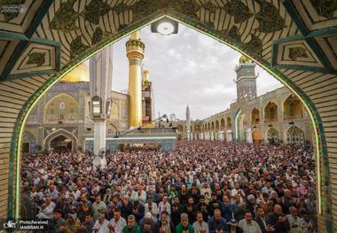 نماز عید سعید فطر در حرم امام علی (ع) در نجف اشرف + عکس ها