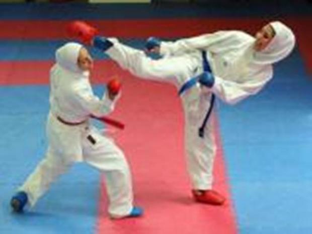 قهرمانی بانوان کاراته کا البرزی در مسابقات کشوری