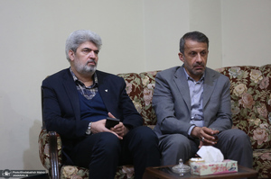 دیدار رییس دانشگاه آزاد اسلامی با سید حسن خمینی