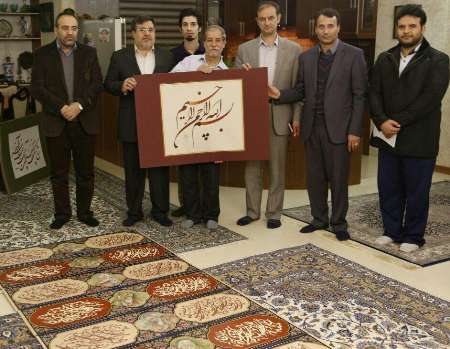 استاندار بر تقویت هنر خوشنویسی در قزوین تاکید کرد