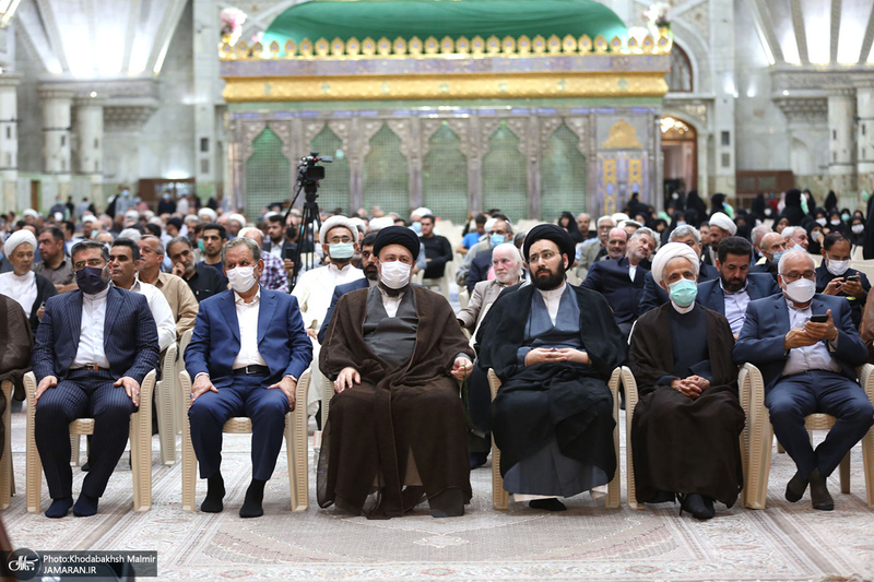 مراسم چهلمین روز ارتحال سید محمود دعایی در حرم مطهر امام خمینی