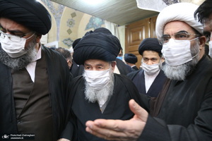 مراسم بزرگداشت همسر مرحوم آیت الله العظمی فاضل لنکرانی (ره)