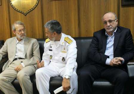 لاریجانی: برای تداوم اقتدار پایدار در خزر باید به نیروی دریایی کمک کرد