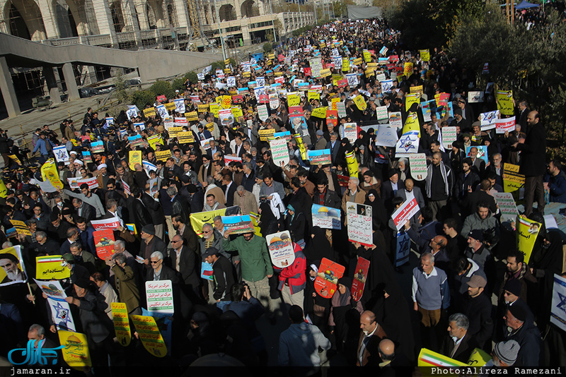 راهپیمایی ضد صهیونیستی پس از نماز جمعه‌ تهران