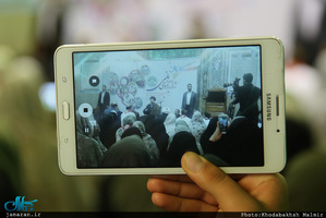 حضور سید حسن خمینی در جشنواره مهارت های تشکیلاتی دانش آموزان 