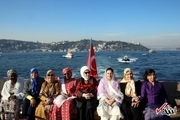 تصاویر  همسر اسحاق جهانگیری و دیگر مقامات اجلاس دی-۸ در ضیافت ناهار همسر اردوغان