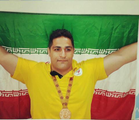 ورزشکار معلول البرزی مدال برنز مسابقات بین المللی را کسب کرد
