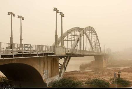 گرد و غبار محلی در برخی نقاط خوزستان  اهواز چهار برابر حد مجاز