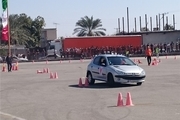 کسب عنوان سومی خوزستان در مسابقات اتومبیلرانی اسلالوم کشور