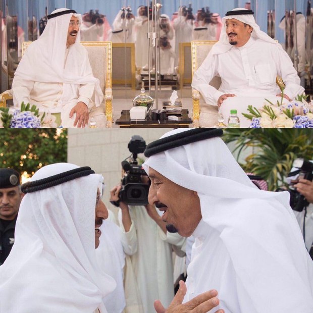 امیر کویت با پادشاه عربستان دیدار کرد/ رایزنی برای حل بحران میان ریاض و دوحه