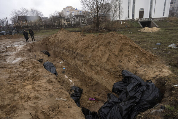 روسیه به نسل کشی در اوکراین متهم شد/پیدا شدن اجساد صدها غیرنظامی در حومه کی یف/مسکو:همه چیز ساختگی است