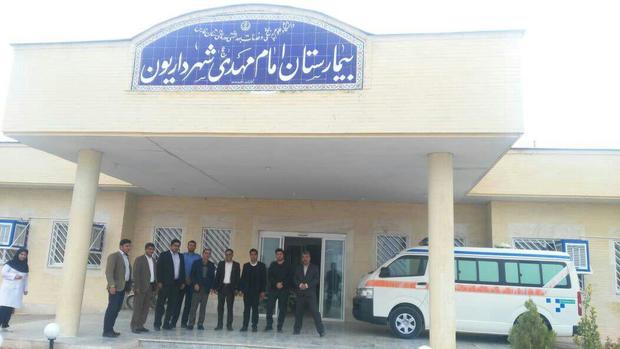 تنها بیمارستان منطقه داریون شیراز پروانه بهره برداری ندارد