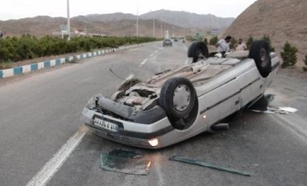 واژگونی خودرو در جاده قزوین-همدان یک کشته به جا گذاشت