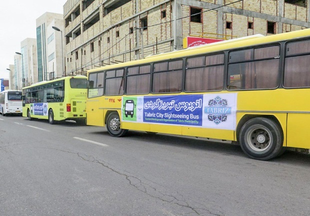 افزایش ۵۰ درصدی خدمات رسانی اتوبوس‌های تبریز گردی به میهمانان نوروزی