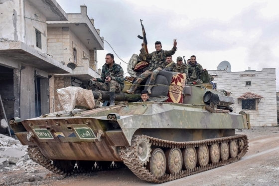 پیشروی ارتش سوریه در ادلب و توقف گشت زنی های روسیه و ترکیه