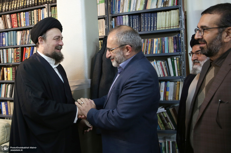 دیدار دست اندرکاران هفته فرهنگی بر استان آفتاب با سید حسن خمینی