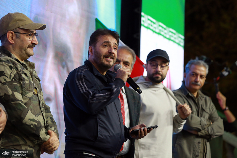 اجتماع پرشور مردم و هنرمندان در باغ فردوس