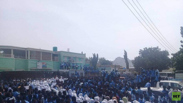 قیام دانش آموزان سودانی علیه نظامیان حاکم بر این کشور