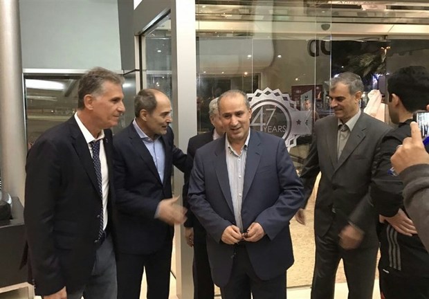 ناهار مشترک رئیس فدراسیون با کادرفنی تیم ملی + عکس