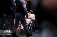 وضعیت عجیب 4 متهم حمله تروریستی مسکو در دادگاه (4)