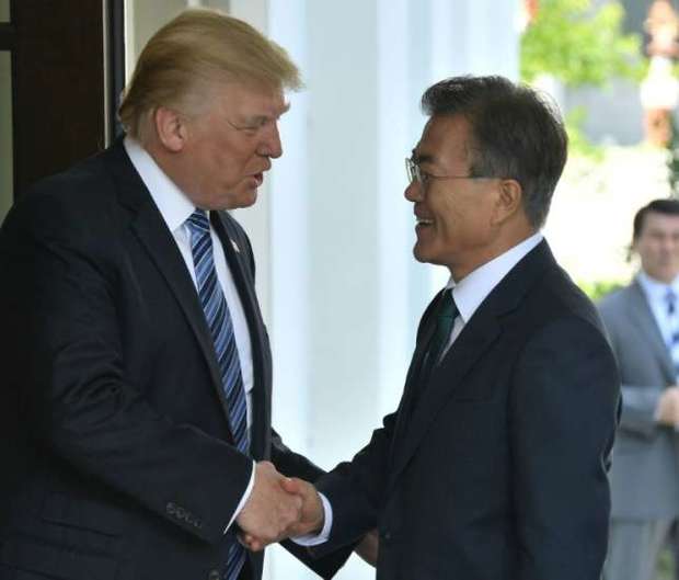 رئیس‌جمهور کره‌جنوبی: اظهارات ترامپ نشانه تمایل قطعی او برای حمله به کره‌شمالی نیست
