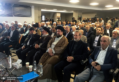 مراسم بزرگداشت مرحوم دکتر احمد احمدی با حضور سید حسن خمینی