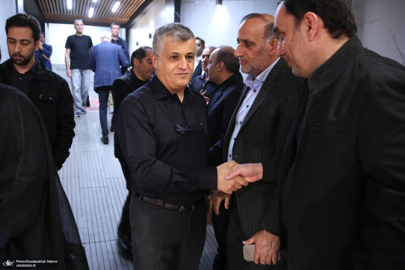 حضور سید حسن خمینی در منزل آیت الله امام جمارانی