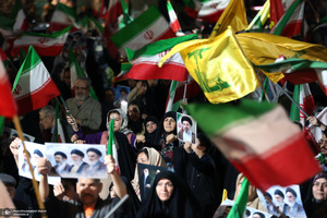 پنجاه و پنجمین شب اجتماع پر شور مردم در میدان تجریش