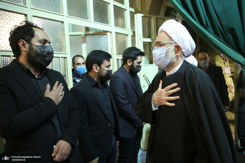 مراسم بزرگداشت مرحوم حاج عیسی جعفری و مرحوم سید احمد میریان در حسینیه جماران