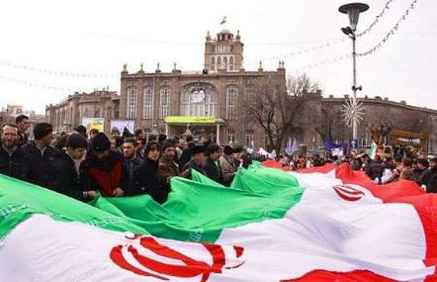 حضور پرشور ارامنه تبریز در جشن چهل سالگی انقلاب