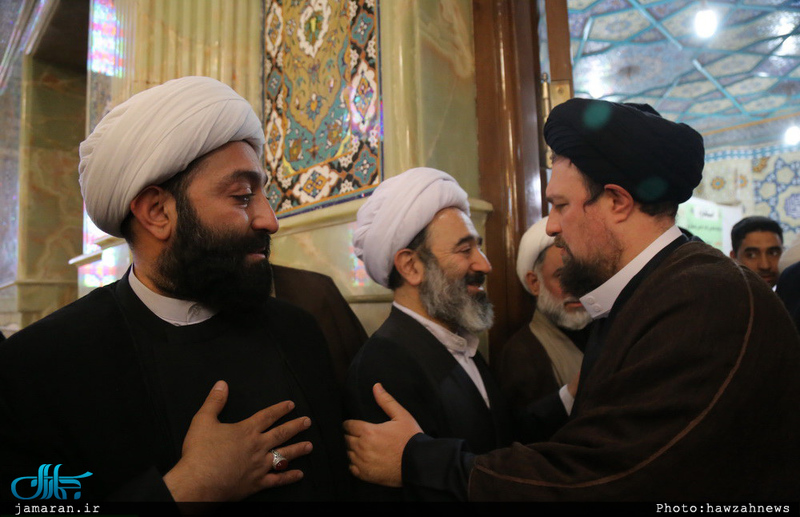مراسم تشییع و تدفین آیت الله نصرالله شاه آبادی(ره) در قم 