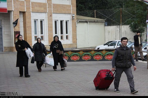 یکهزار و یکصدزائر خارجی اربعین از مرز آستارا وارد ایران شدند