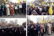 پیکر مطهر ۲ شهید مدافع حرم در مشهد تشییع شد