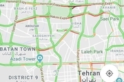 تصویر هوایی گوگل از اتوبان‌های تهران