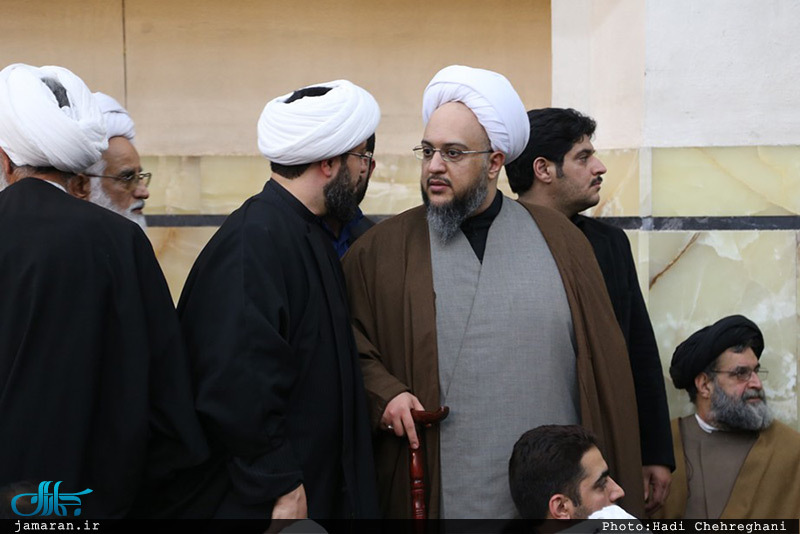 مراسم بزرگداشت آیت الله هاشمی رفسنجانی(ره) در مسجد اعظم قم-1