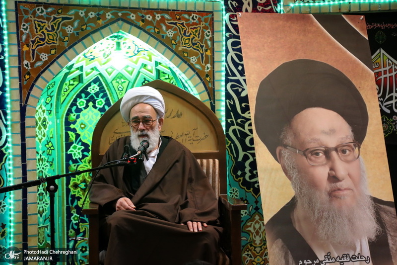 حضور سید حسن خمینی در مدرسه علمیه آیت الله العظمی خوانساری(ره)