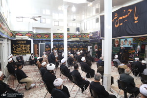 مراسم شهادت امام حسن مجتبی(ع) در بیت آیت الله العظمی فاضل لنکرانی(ره)
